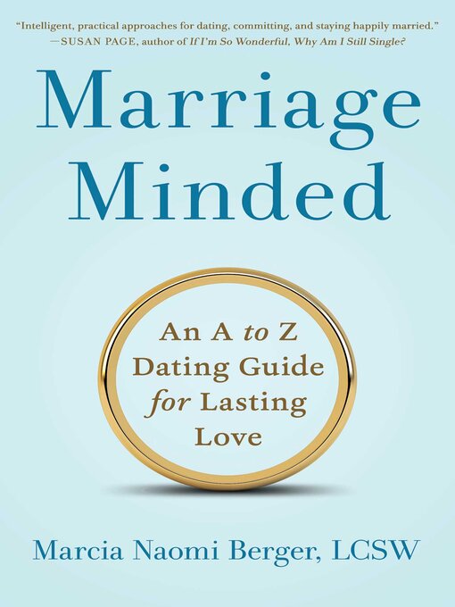 Title details for Marriage Minded by Marcia Naomi Berger - Available